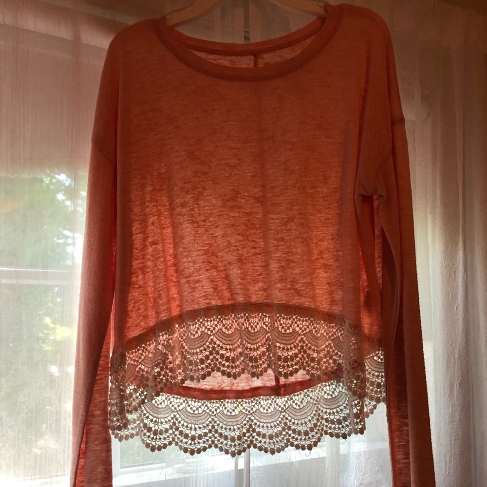 Pink crop top